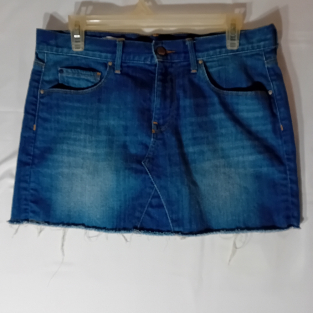 Gap vintage blue jean mini skirt 28r*